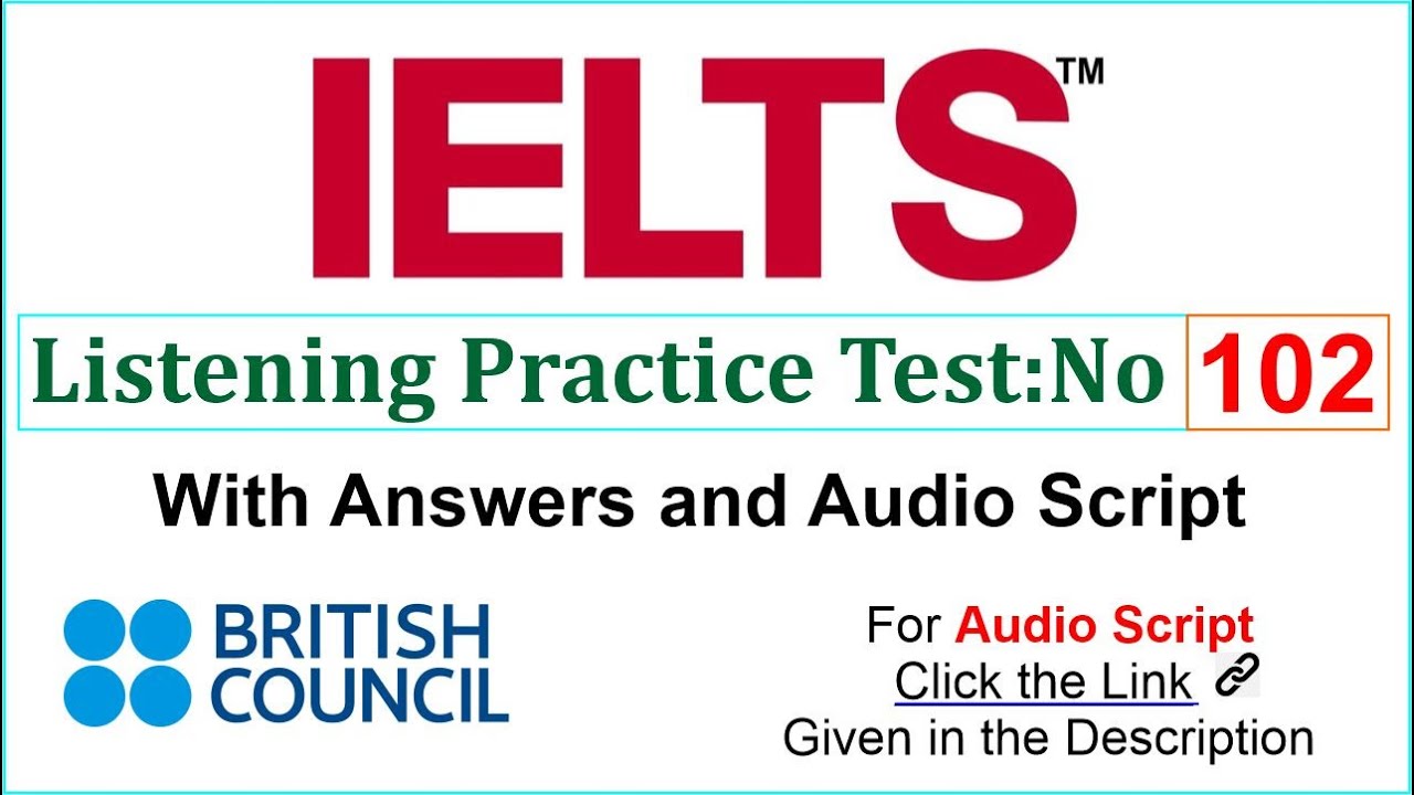 Британский Совет — практический тест IELTS Listening