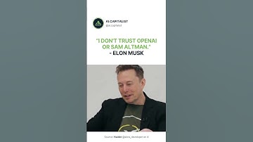 Elon Musk Calls Out OpenAI and Sam Altman – Here’s Why He Doesn’t Trust Them! #ai #chatgpt #openai