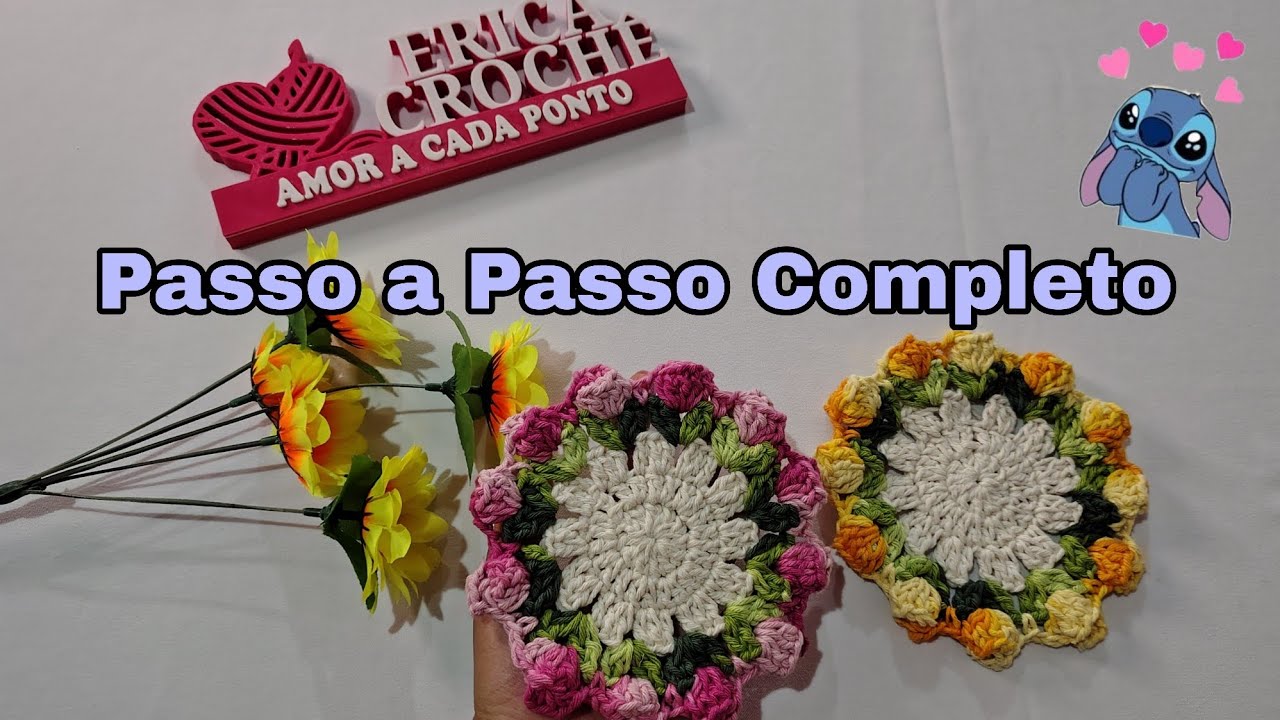 💥Porta Copo de Crochê: Passo a Passo Fácil para Iniciantes🧶🤩