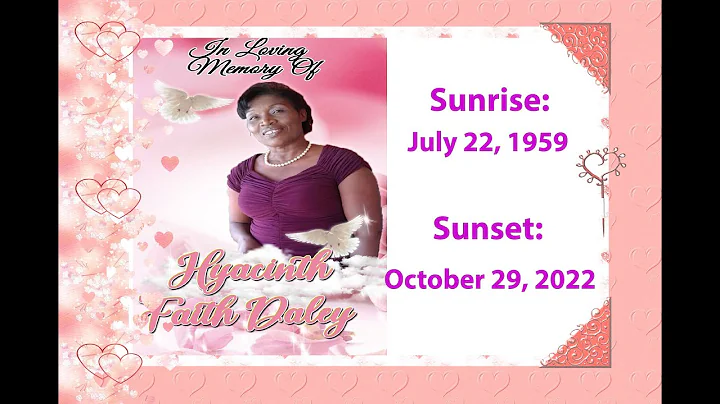Hyacinth Faith Daley Funeral Service 1