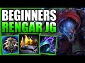 How to solo carry games with rengar jungle for beginners in s14  gameplay guide league of legends