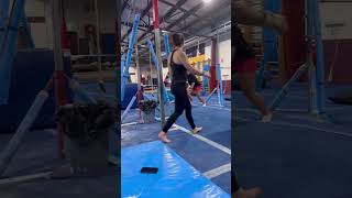 Mastering the Hecht Jump with Enthusiastic Gymnasts