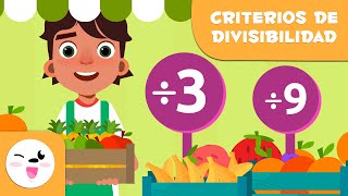 Thumbnail image for CRITERIOS DE DIVISIBILIDAD para niños ➗ 🍊 🍌 Dividir entre 3 y 9 - Episodio 2