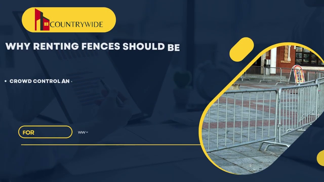 Secure, Organized, Fun Fence Rentals for Indiana Events | Countrywide Rental