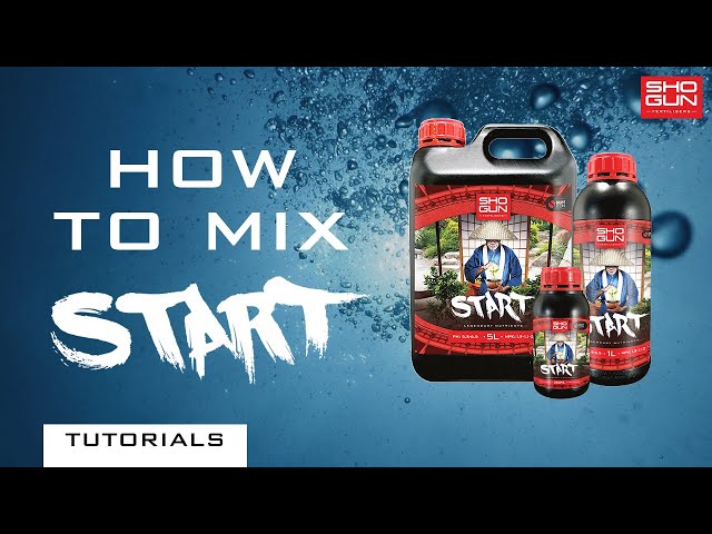 How to mix SHOGUN Start - A Young Plant Nutrient class=