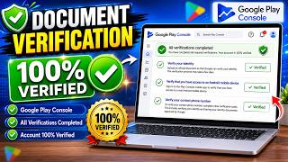 Document Verification Google Play Console 100% Verified New Process