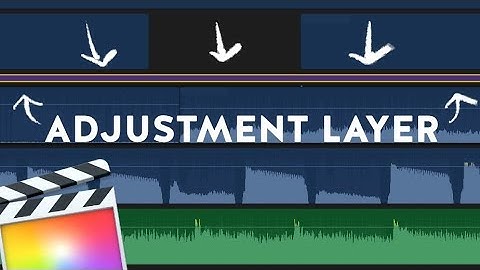 Adding an Adjustment Layer in Final Cut Pro X