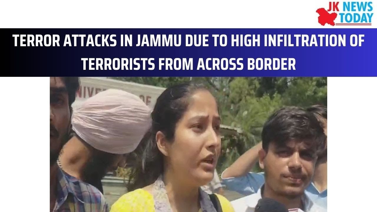 Jammu University students protest against terror attacks in Jammu | JK ...