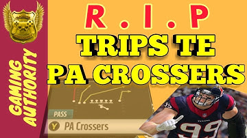 🔥PA CROSSERS IS DEAD IN MADDEN 19🔥R.I.P. TRIPS TE PA CROSSERS OR ANY PLAY LIKE THIS. POST PATCH D