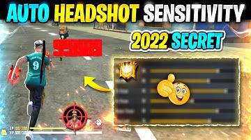 Auto Headshot Sensitivity Settings 😈 2022 | Raistar Secret Auto Headshot Settings Free Fire