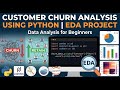 Customer Churn Analysis Using Python | EDA Project | Data Analysis for Beginners