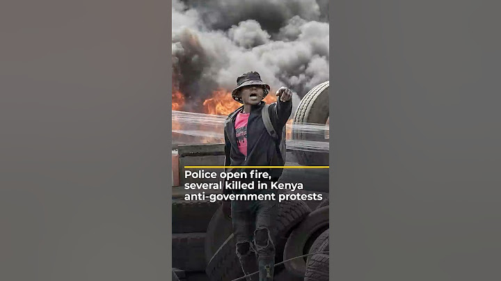 Police open fire, several killed in Kenya anti-government protests | AJ #shorts