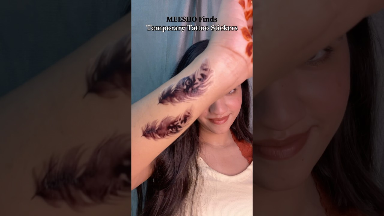 Temporary tattoo stickers 😱