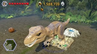 LEGO Jurassic World 100% Guide  Jurassic World Hub All Collectibles