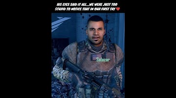 "His Eyes said it all" - Salazar