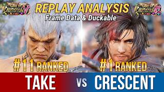 T8👊 TAKE (Bryan) vs Crescent (Clive) 👊 Learn from Tekken 8 High Level Match
