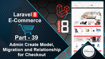 Laravel 8 E-Commerce - Admin Create Model, Migration and Relationship for Checkout