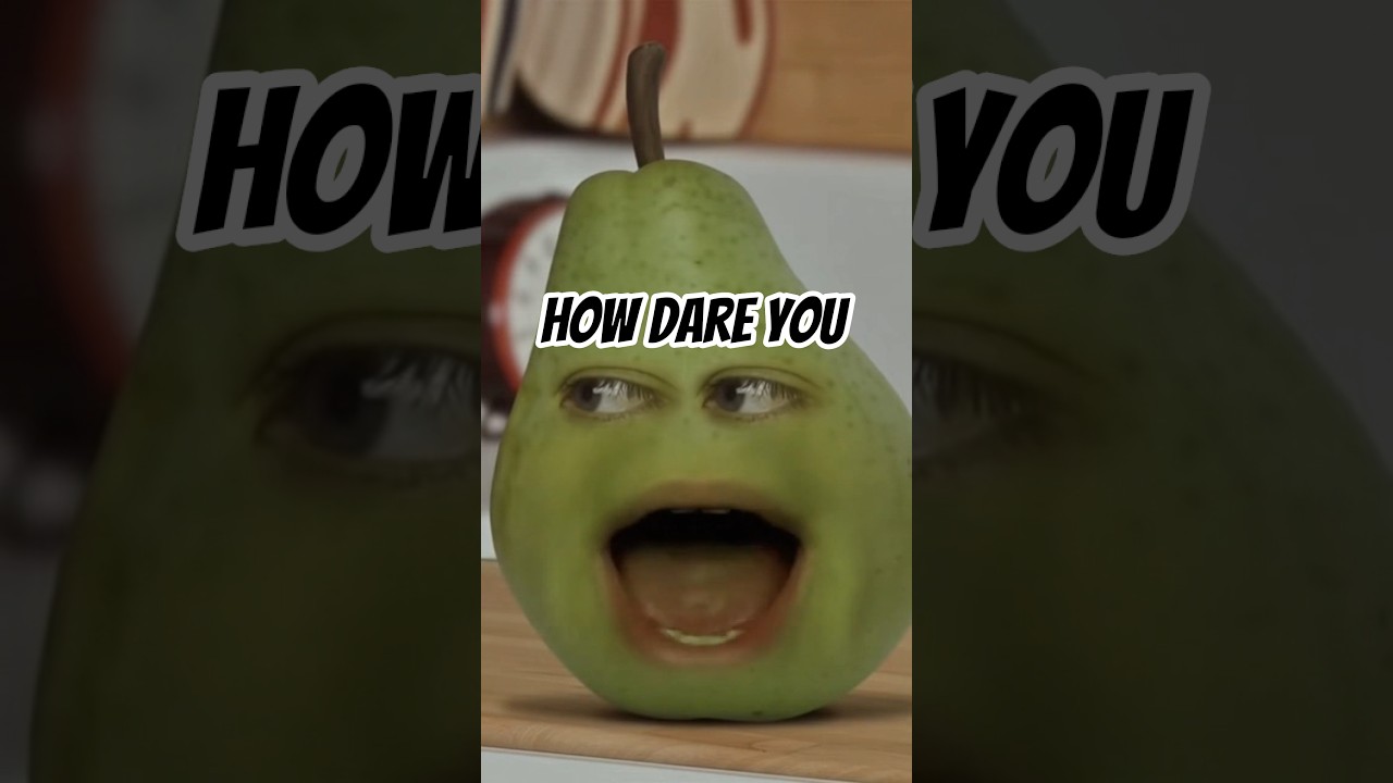 Annoying Orange Swears At Pear And Gets Grounded 