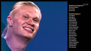 BBC Match of the Day World cup 2026 Final End Credits 