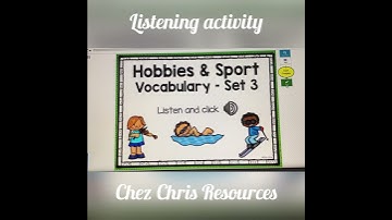 Thumbnail of Hobbies and Sport : Vocabulary - Listening Activity