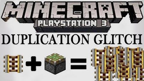 Minecraft PS3 - 1.03 Updated Duplication Glitch Unlimited Rails Railroad - Minecraft PlayStation 3