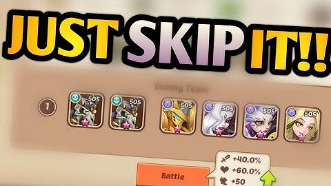 Idle heroes | How to Skip Void Campaign Fights!!