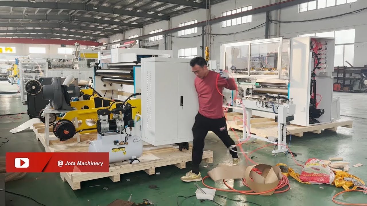 Full-Servo Controlled Thermal Paper Roll Slitter Rewinder To Saudi Arabia