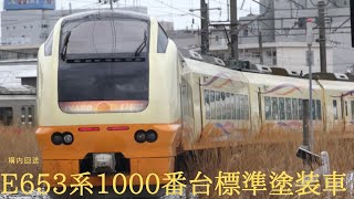 構回8Ｍ 特急いなほ8号E653系1000番台標準塗装車