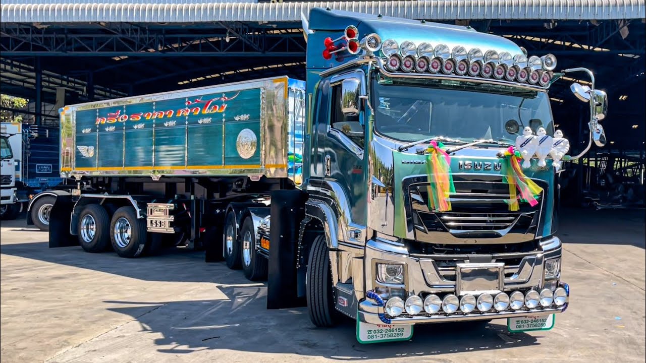 พามาชม หัวลาก GXZ360 แปลงGIGAของแท้สีพิเศษเขียว&ฟ้ามิ้นผลงานของอู่ส.สมบัติ สวยงามมาก 💚💙