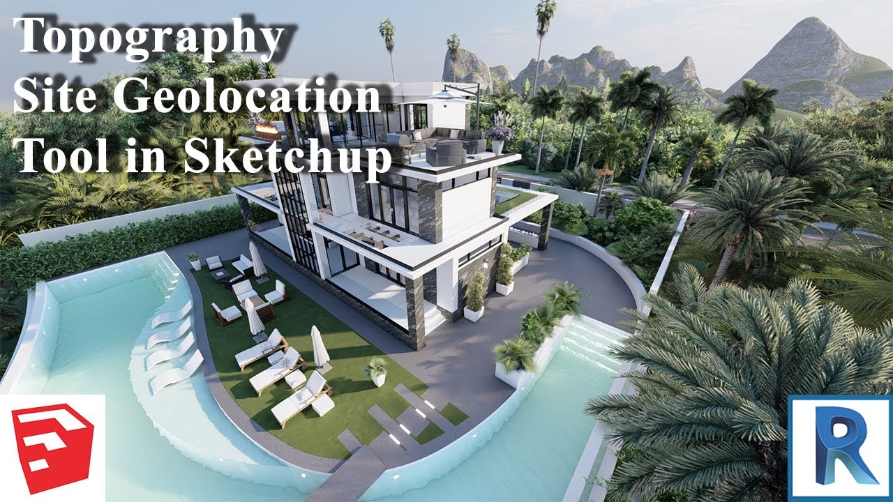 Modern Villa - Part 10 - Topography in Revit using Site Geolocation ...