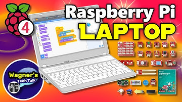 CrowPi L Raspberry Pi4 Laptop Setup + Review