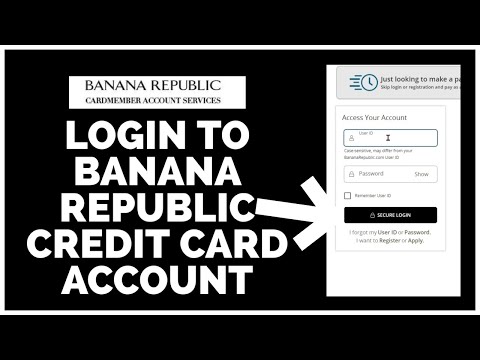 How To Login to Banana Republic Credit Card Account?