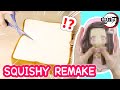 OLD SQUISHY REMAKE!! Drawing and Cutting a Squishy into NEZUKO