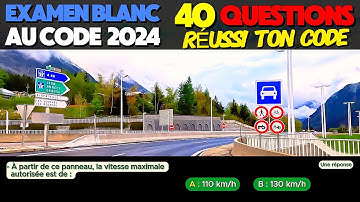 Test au code de la route - 40 Questions à l