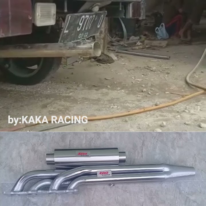Cek sound header grandmax 41 panjang paket resonator ulir by=KAKA RACING