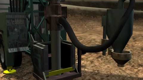 Hammer Drill Rig Animation