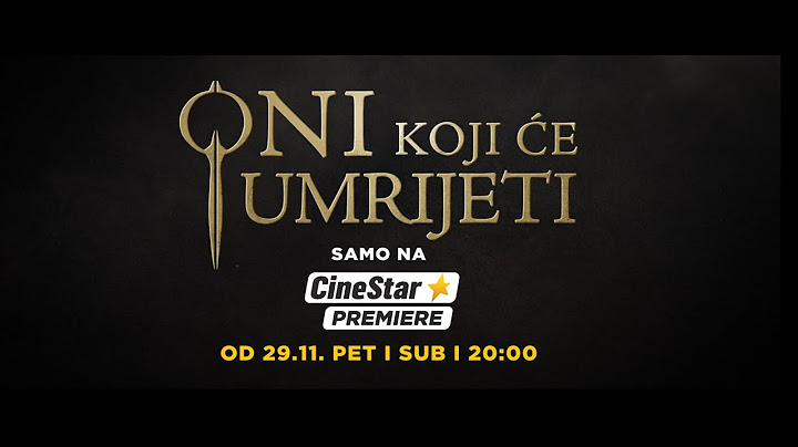 [HRV] NOVA SERIJA: ONI KOJI ĆE UMRIJETI | OD 29.11. PET | SUB | 20:00