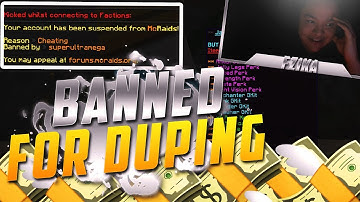 BANNED FOR ABUSING // DUPING ON MINECRAFT FACTIONS (McRaids) ft. SunnyPlays