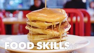 How to Make Perfectly Fluffy Pancakes | Food Skills
