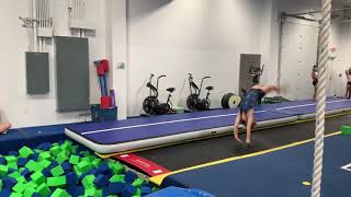 Roundoff Back Handspring Double Layout (on Tumble Track)