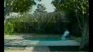 man jumping pool.. Ouch!!!