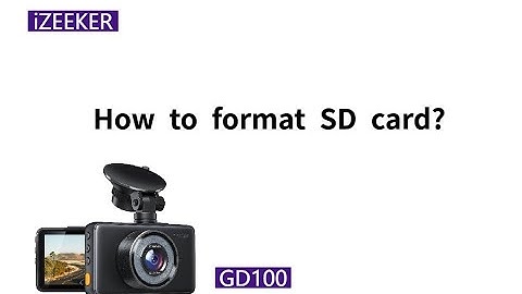 How to format SD card