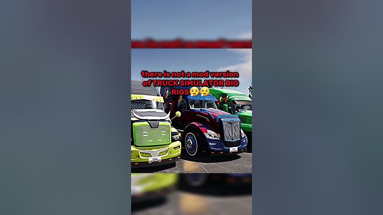 truck simulator big rigs mod version (Android/ios) it's here now🥶🥶👇#trucksimulatormobile#truck