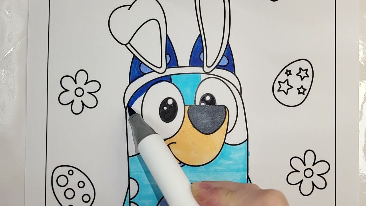 Bluey Coloring Page Coloring Page for Kids