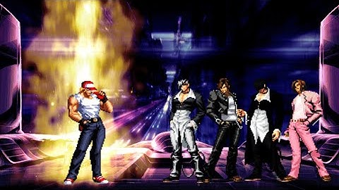 Boss Terry MF VS. Trash Kyo-Iori Team [KOF MUGEN]