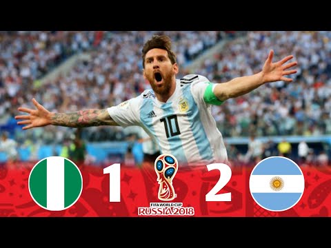 Nigeria vs Argentina 1-2 World cup 2018 Group stages | Extended highlights & Goals | England  🎤