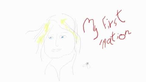 my first animation using wacom bamboo tablet