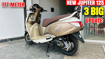 New Launch 2025 TVS Jupiter 125 DT SXC TFT Meter Review | New Changes , Features and Price