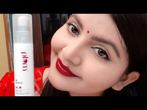 PLUM bright years all day defence cream spf45 pa+++ review & demo | anti aging fairness sunscreen  |