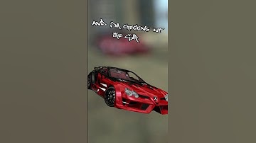 Cars of Most Wanted - Mercedes SLR McLaren